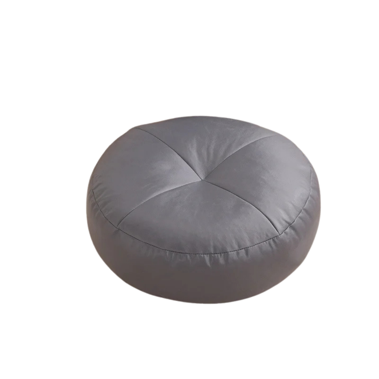 Round Leather Floor Sitting Cushion