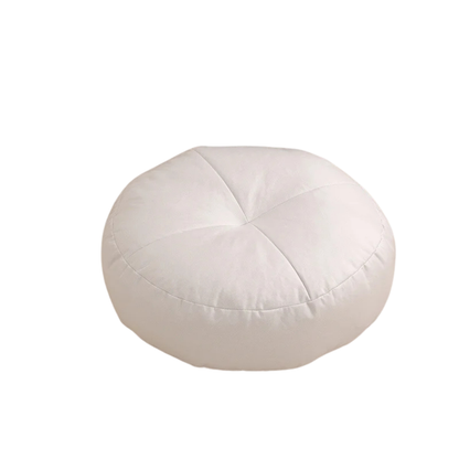 Round Leather Floor Sitting Cushion