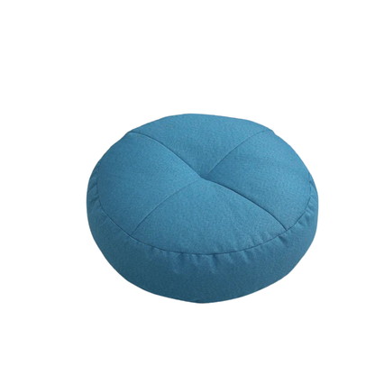 Round Leather Floor Sitting Cushion