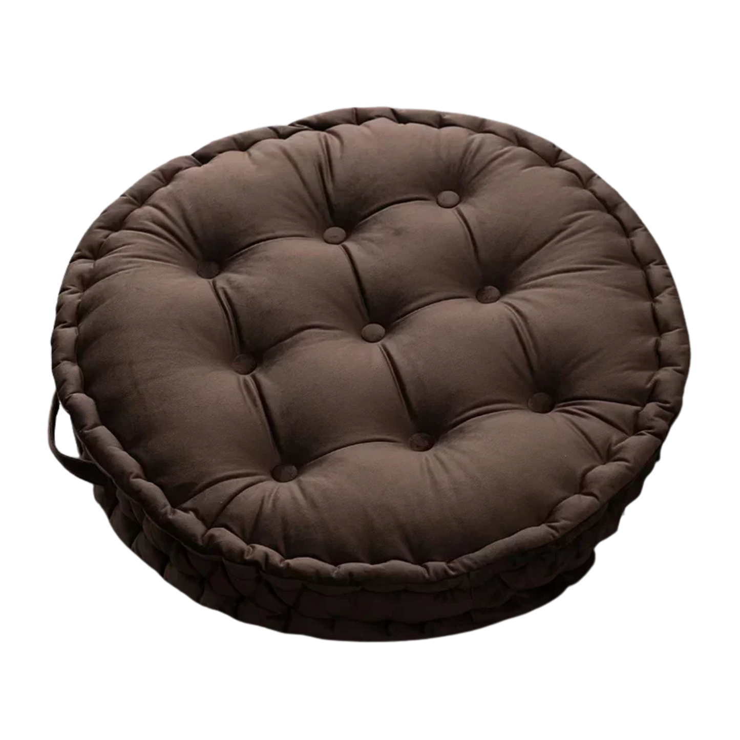 Nordic Velvet Round Floor Cushion – Thick Meditation & Sofa Seat Pad