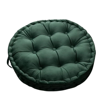 Nordic Velvet Round Floor Cushion – Thick Meditation & Sofa Seat Pad