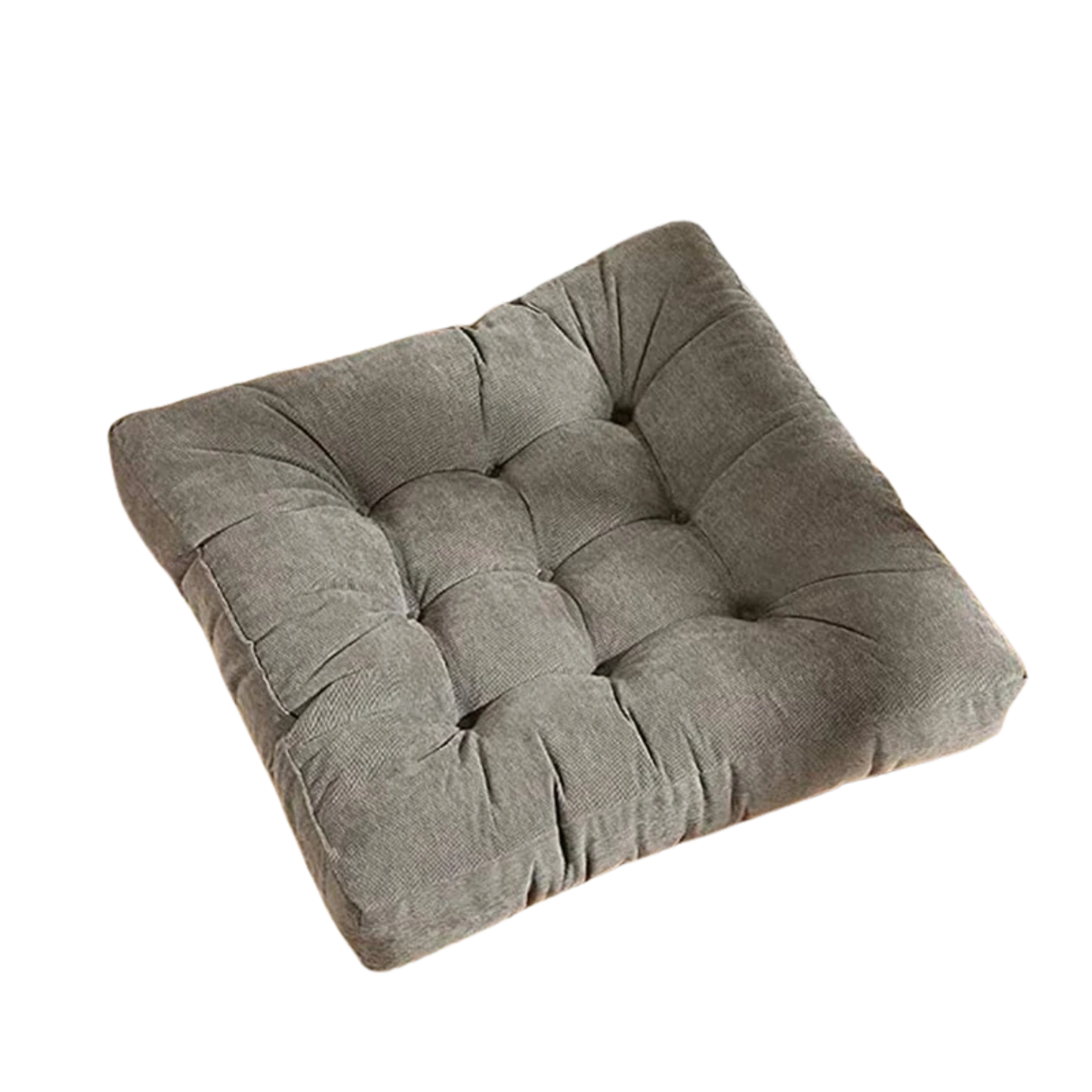 Gray cushion on a white background