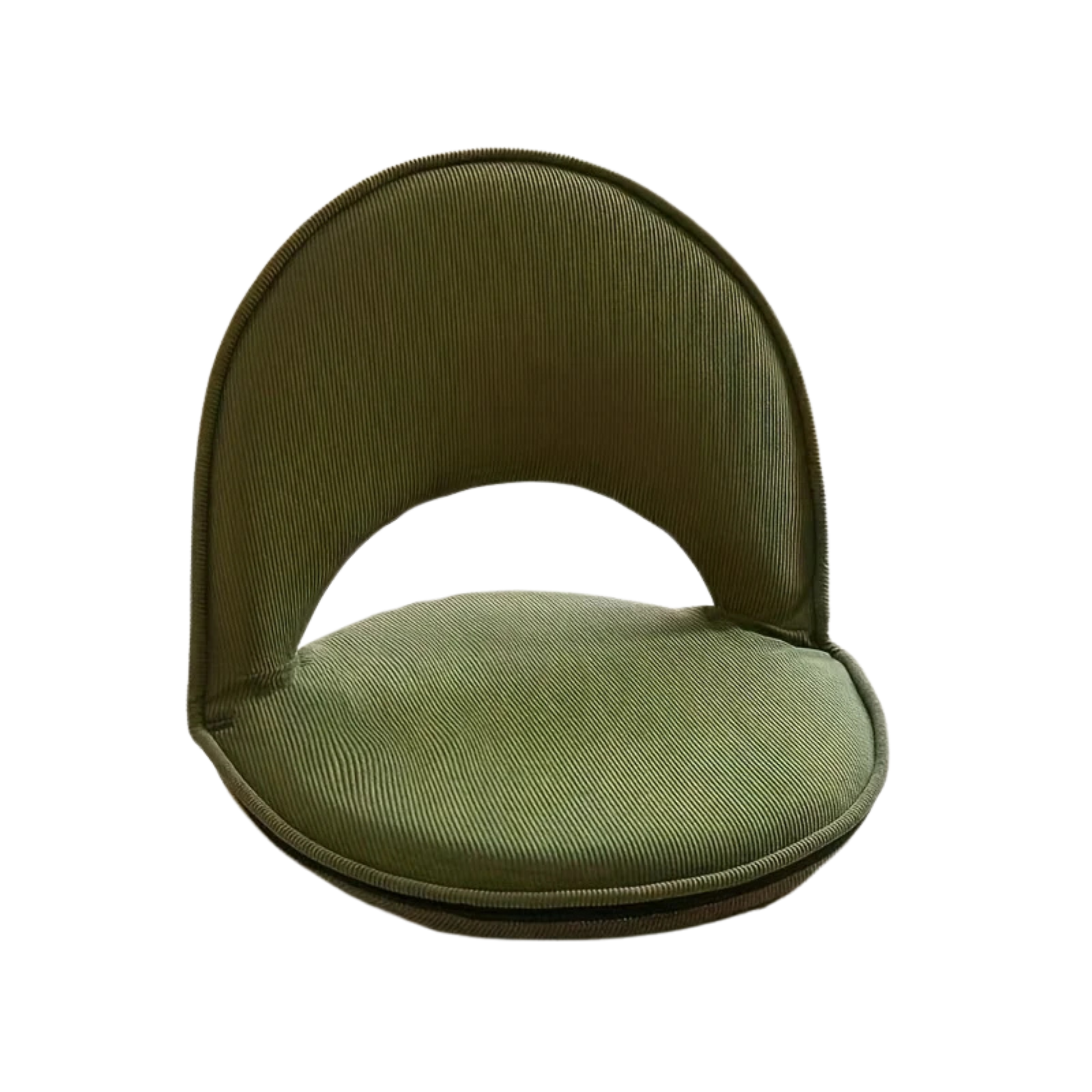 Foldable Floor Cushion with Backrest — Dollop floor cushion, photographed on white background
