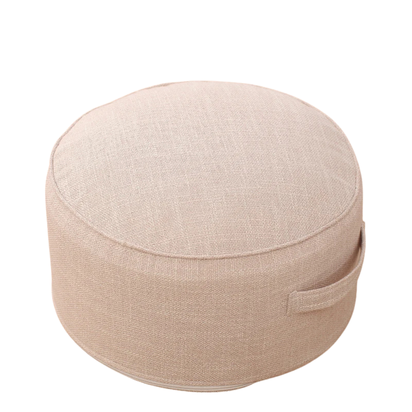 Round Linen Floor Cushion