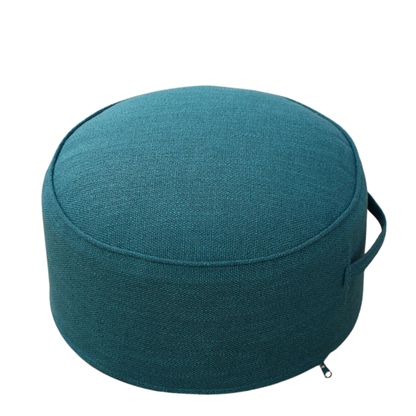 Round Linen Floor Cushion