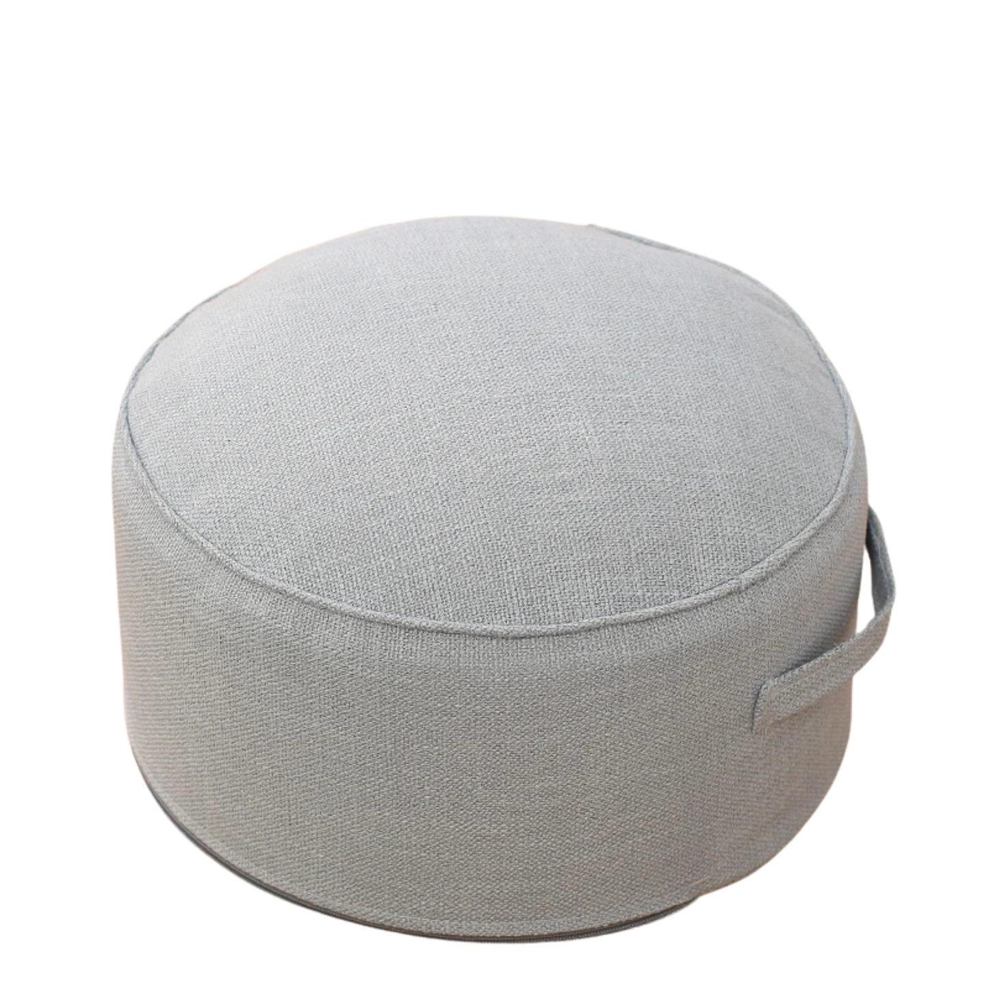 Round Linen Floor Cushion